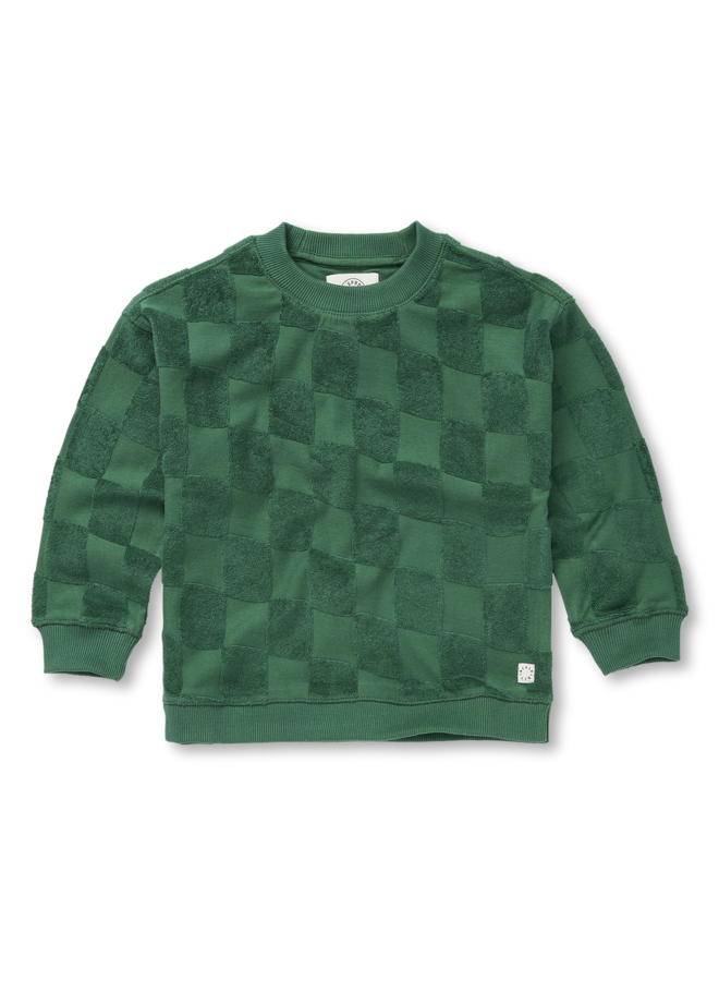 Sproet & Sprout - Sweatshirt terry blocks – Evergreen