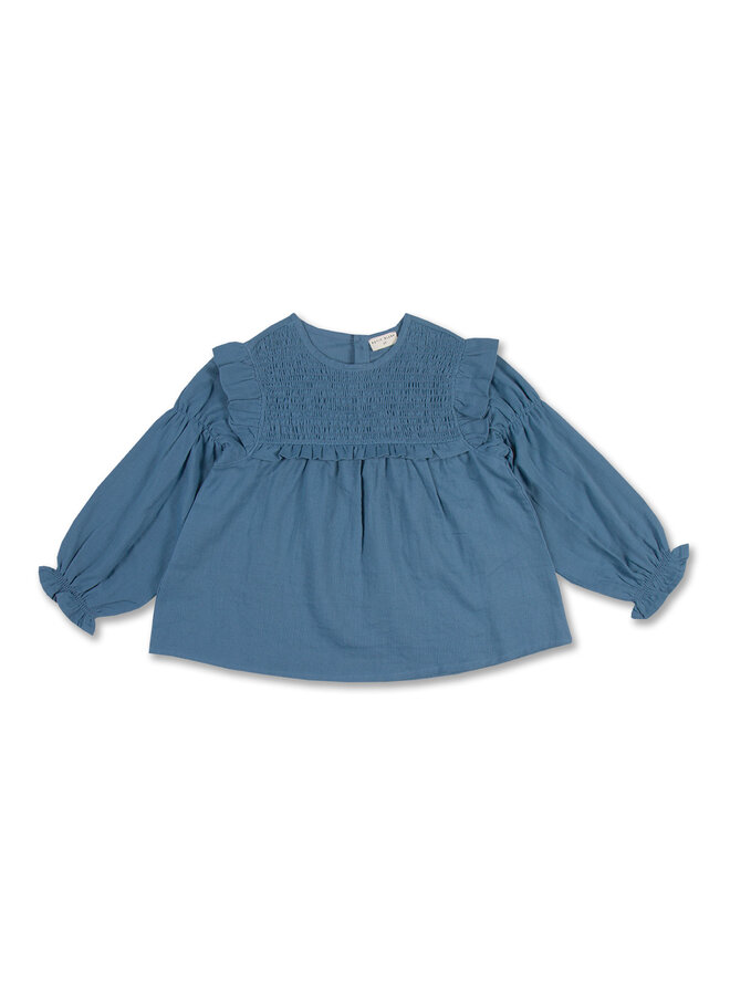 Bubble blouse - Coronet blue