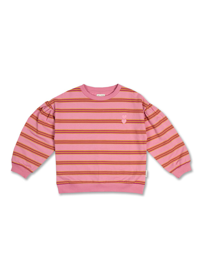 Lois ballon sweater - Stripe AOP