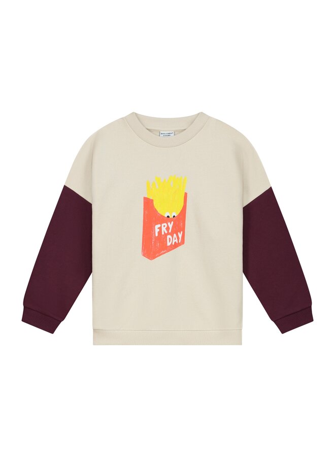 Daily Brat	- Fry-day sweater – Sandshell