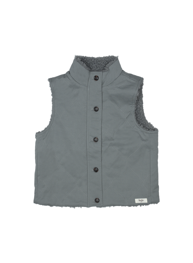 Baje Studio - Eyot - bodywarmer – Greyish blue