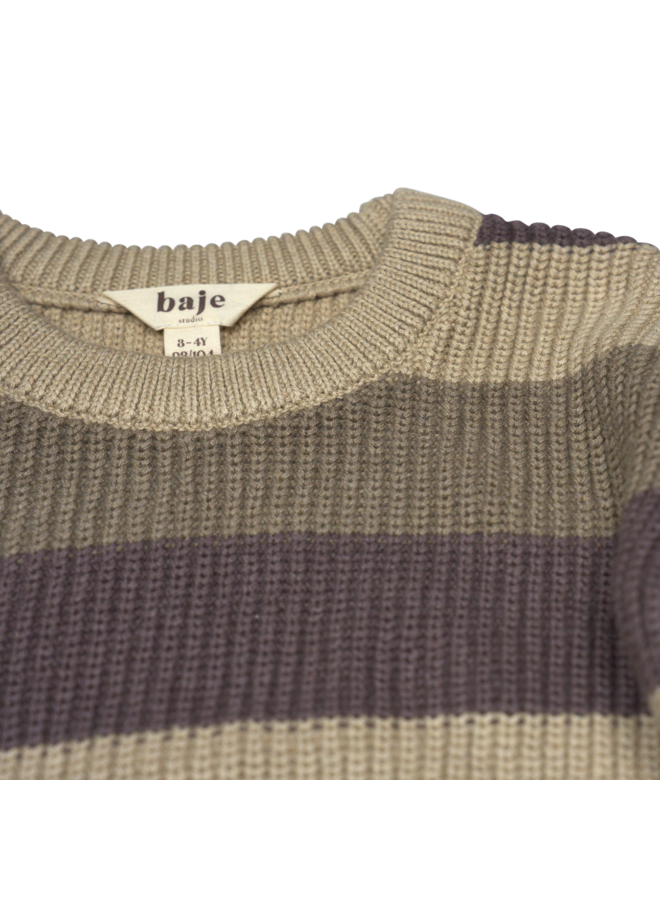 Baje Studio - Surrey – pullover-  Taupe multi