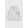 American Vintage - Evo sweater capuche - Gris clair chine