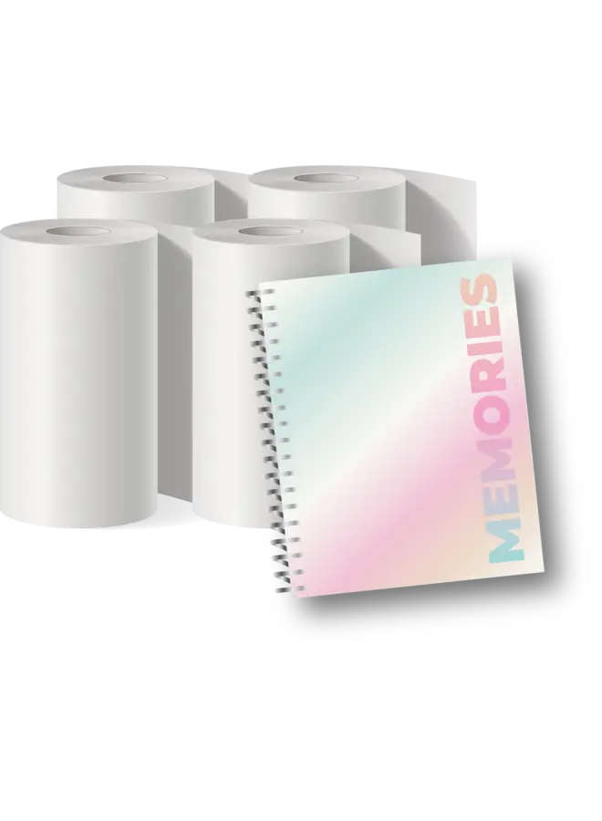 MOB - Creative Kit: Memories Booklet + 4 Paper rolls (incl 1 sticking roll)