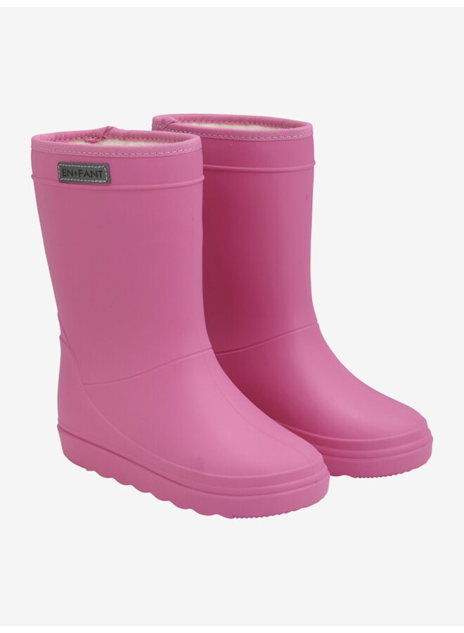 Thermo boots solid - Carmine rose