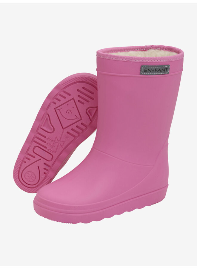 Enfant  - Thermo boots solid - Carmine rose