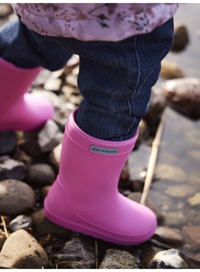 Enfant  - Thermo boots solid - Carmine rose