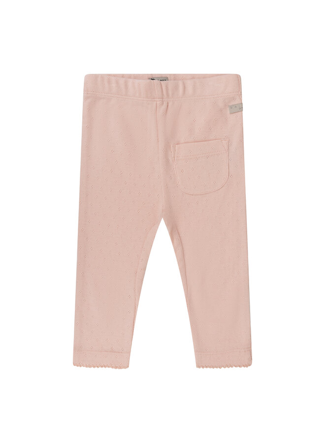 Legging fancy structure - Light rose