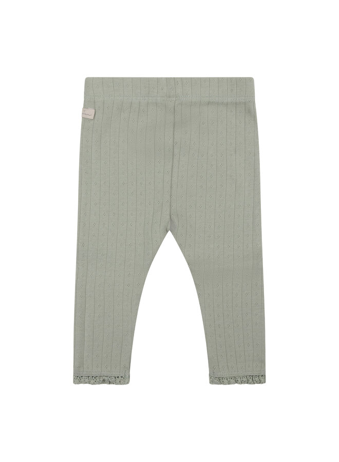 Daily7 - Legging pointelle - Warm green