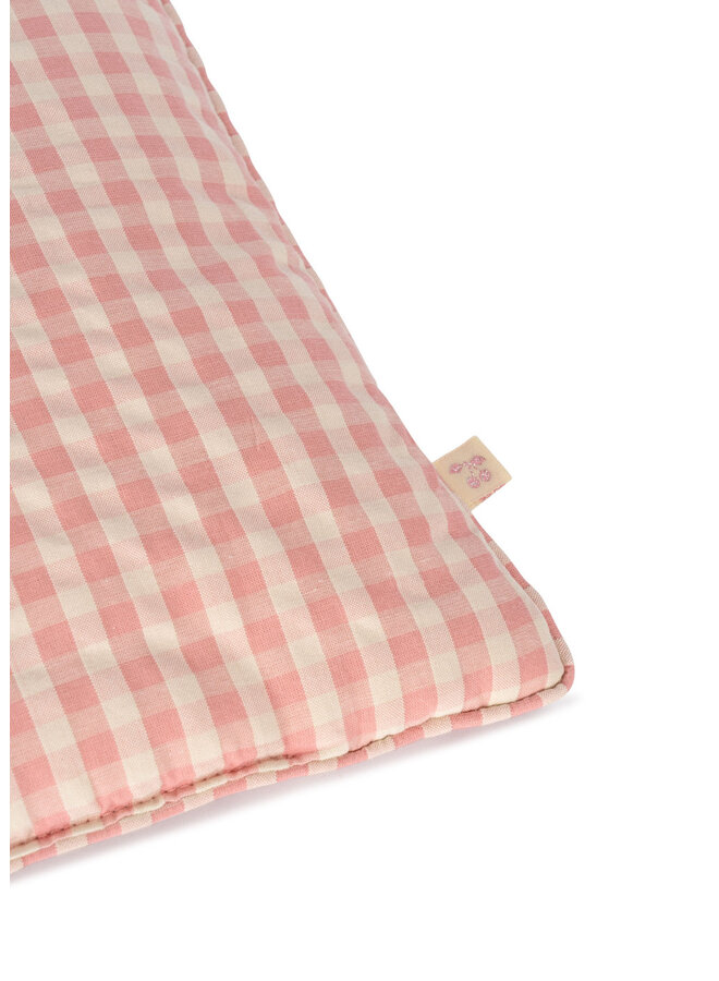 Konges Sløjd - Doll bedding - Powder pink check