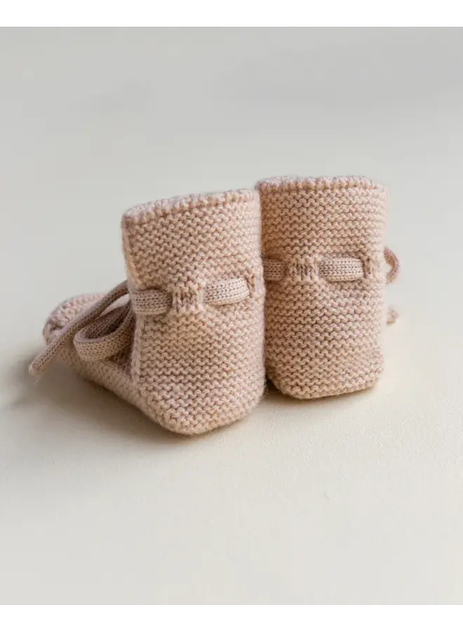 Hvid - Booties – Apricot