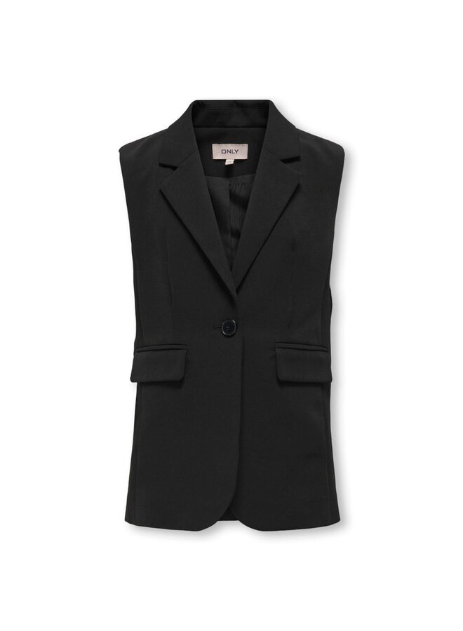 Kids Only - Kira oversize waistcoat – Black