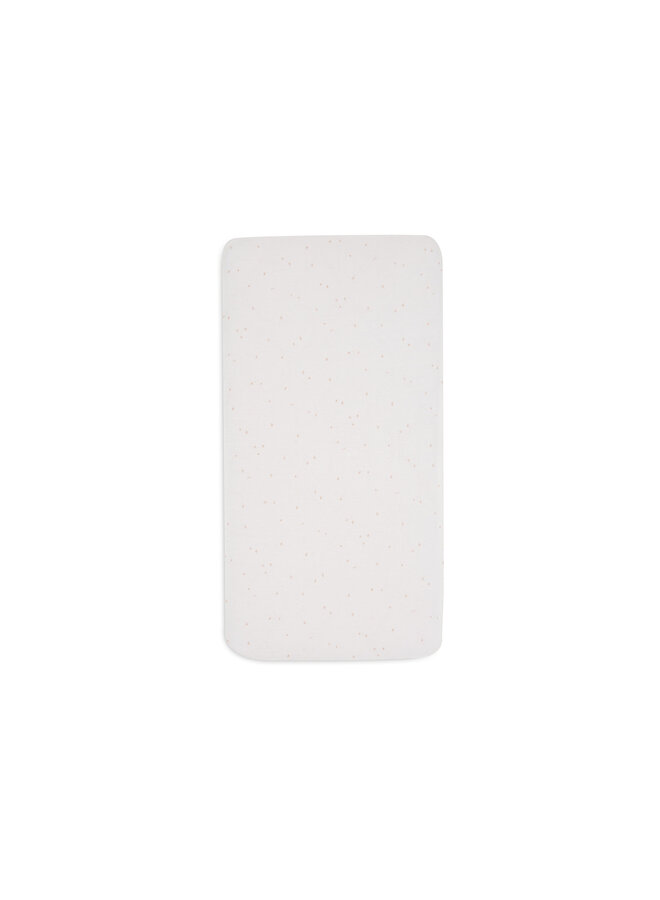 Jollein - Hoeslaken jersey – Twinkling wild rose