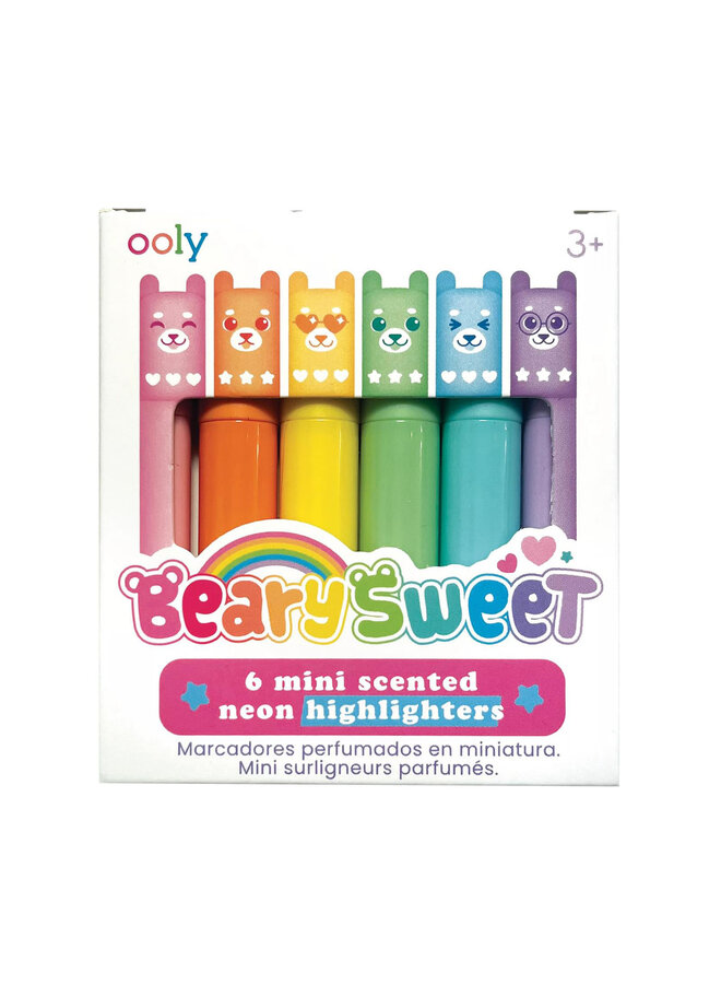Ooly - 130-117 Scented highlighters – Mini beary sweet