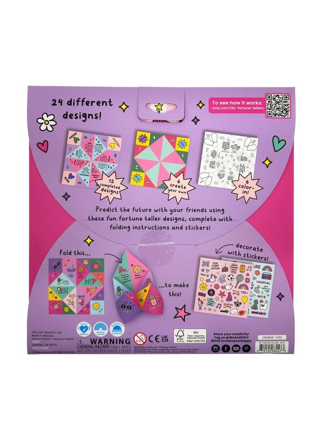 Ooly - 161-120 D.I.Y. fortune tellers activity kit