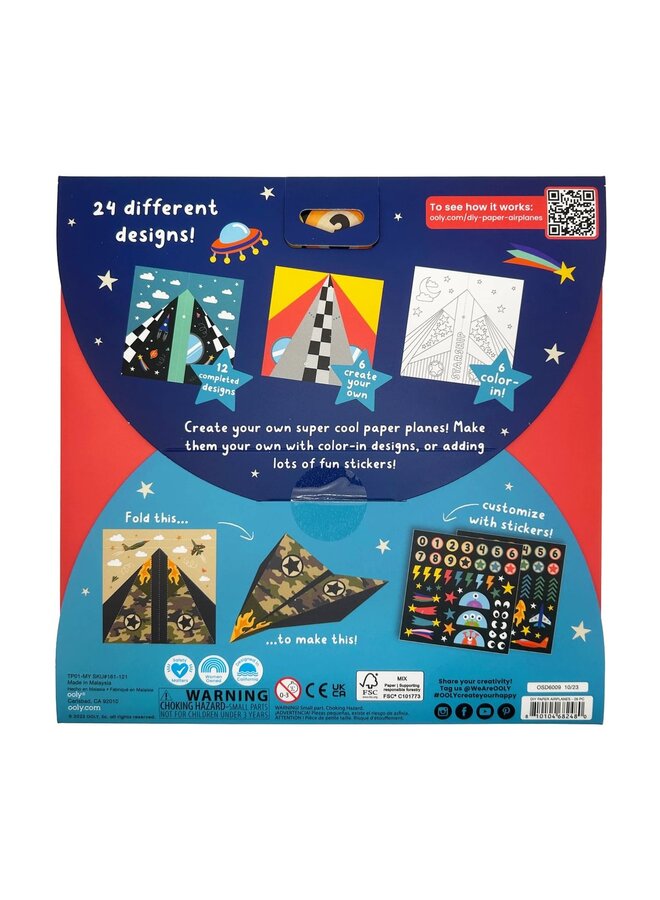 Ooly - 161-121 D.I.Y. paper air planes activity kit