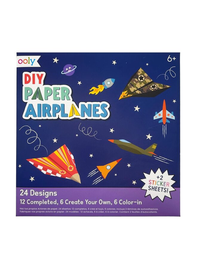 Ooly - 161-121 D.I.Y. paper air planes activity kit