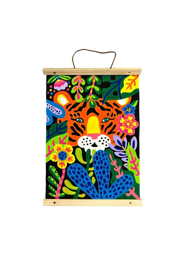 Ooly - 161-122 Paintology paint by number canvas kit – Tiger eyes