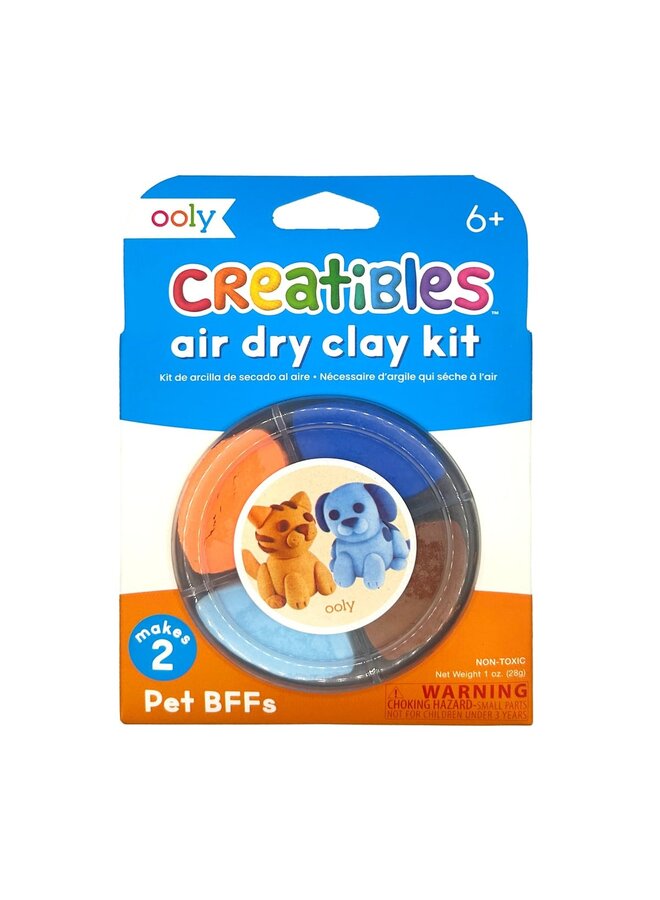 Ooly - 161-129 Creatibles D.I.Y. air-dry clay kit – Pet BFFs