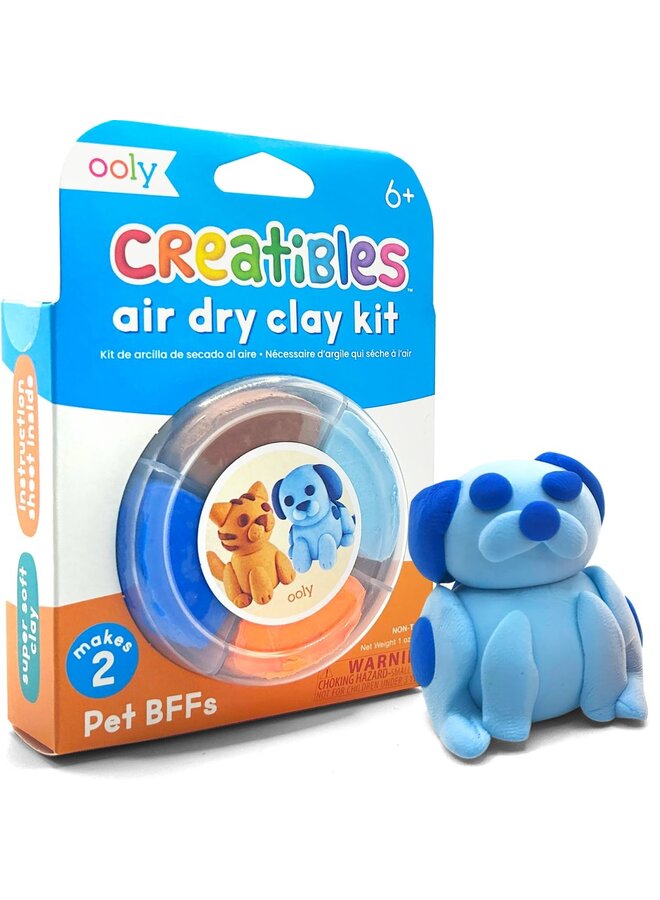 161-129 Creatibles D.I.Y. air-dry clay kit – Pet BFFs