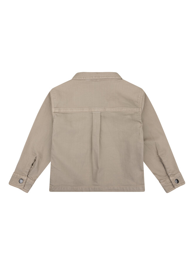 Daily7 - Shirt jacket twill – Beige melange