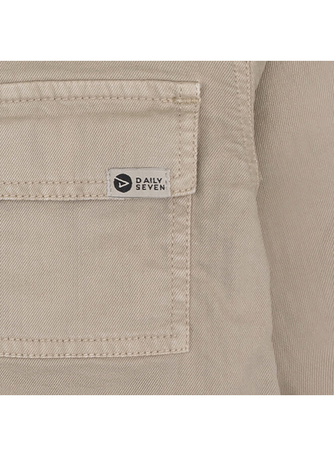 Daily7 - Shirt jacket twill – Beige melange