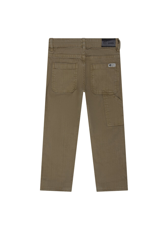 Daily7 - Worker twill pants – Army green