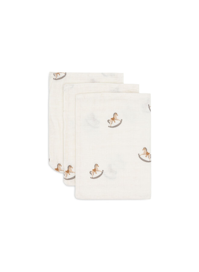 Hydrofiel washandje - Nostalgic ride (3pack)