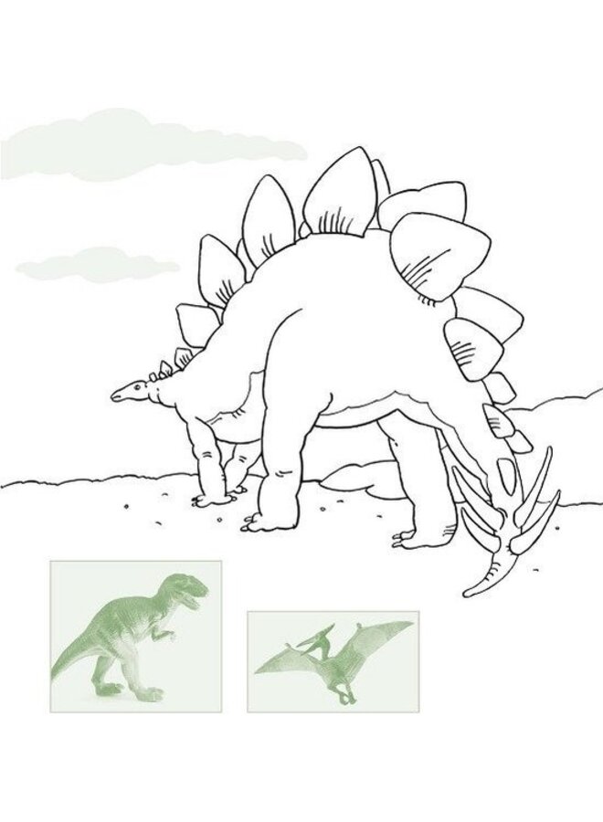 Deltas - Dino sticker parade