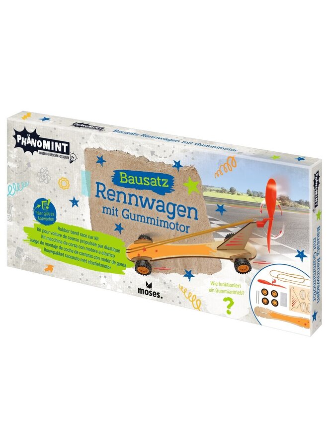 Moses - 30343 – Bouwdoos elastiek auto hout