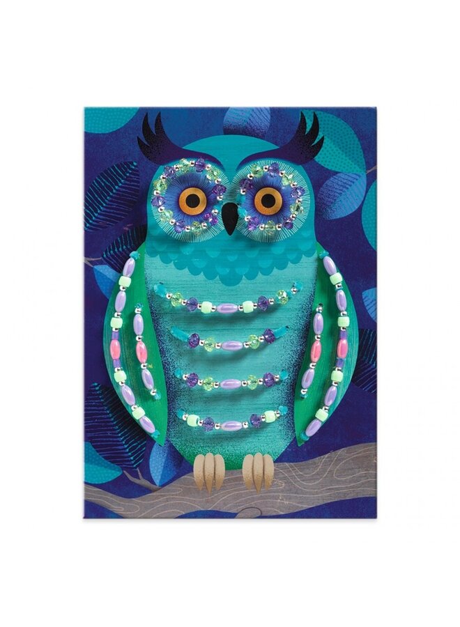 Djeco - Knutselset rijgkralen – Nachtvlinder DJ09900