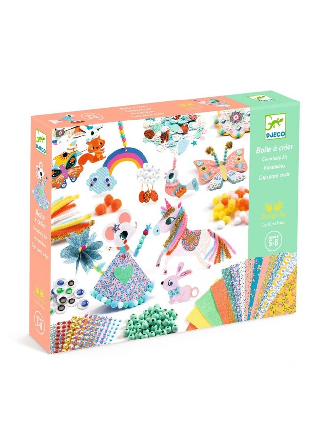 Djeco - Knutselset – Pompoms en kralen DJ09015