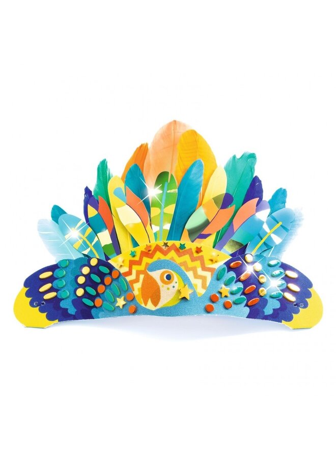 Djeco - Knutselset hoofdtooi – Rio DJ07926