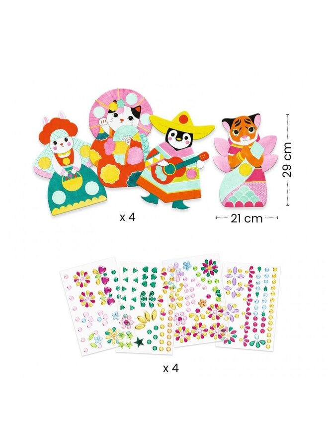 Djeco - Knutselset glitterstenen – DJ00091