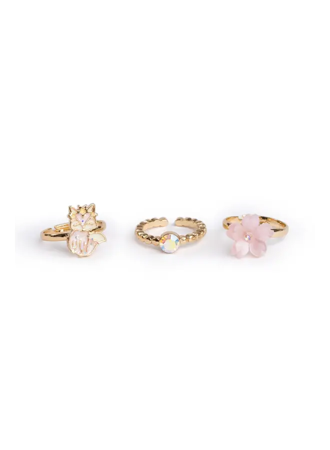 Great Pretenders - 90209 Boutique Foxy Floral Rings 2pcs