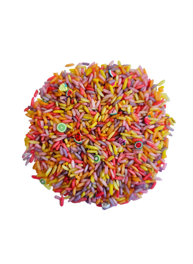 Speelrijst – Fruit mix 750 gram