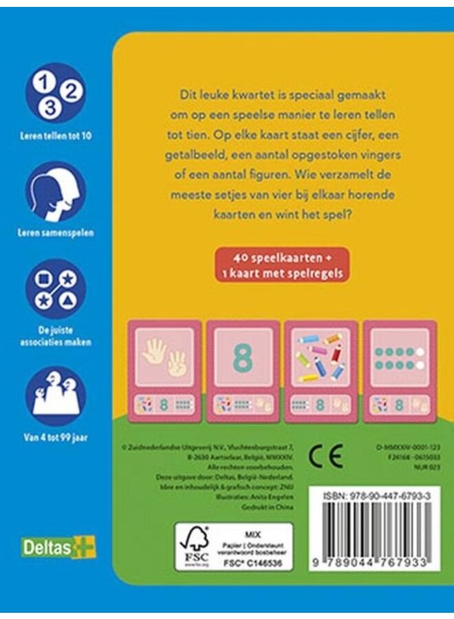 Deltas - Kwartet – Ik leer tellen van 1 tot 10