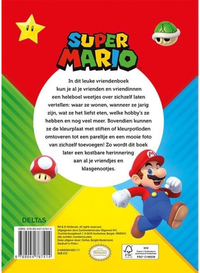 Deltas - Super Mario vriendenboek
