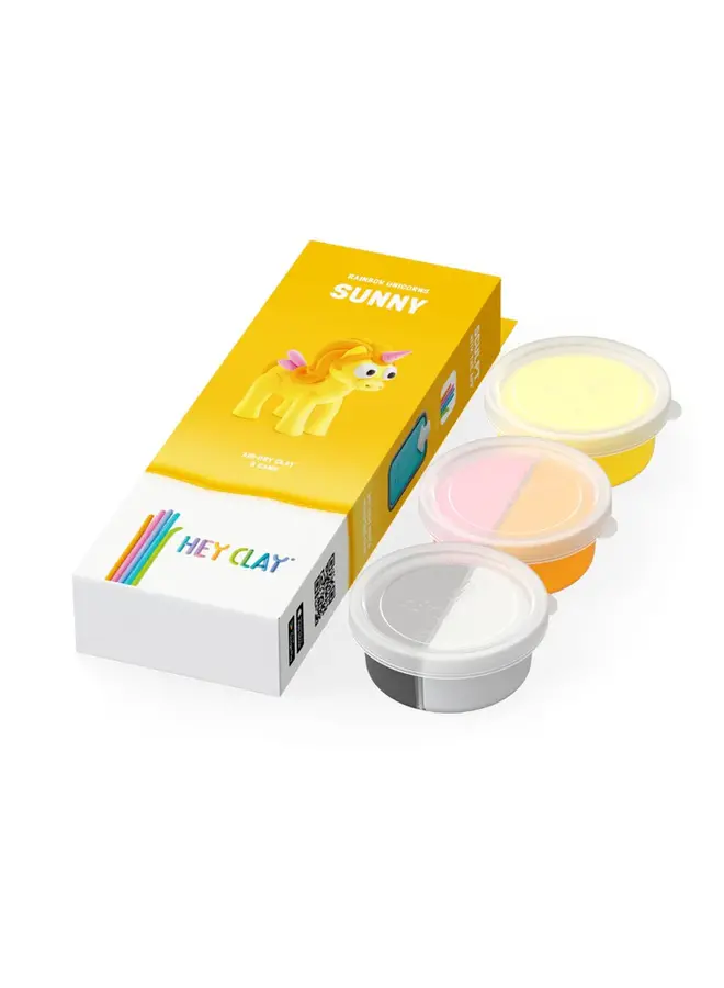HeyClay - Rainbow unicorn – Sunny 3 cans