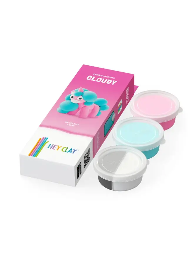 HeyClay - Rainbow unicorn – Cloudy 3 cans