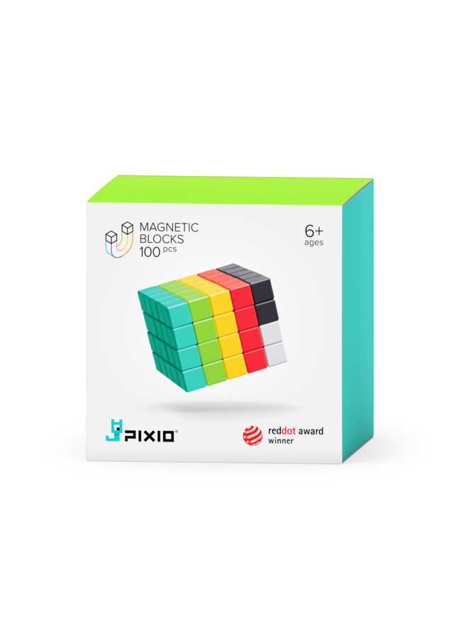 Pixio - Magnetic blocks – 100 stuks