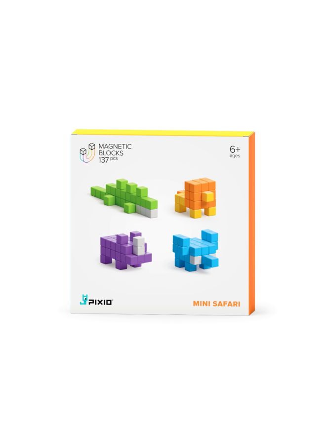 Pixio - Magnetic blocks – Mini Safari