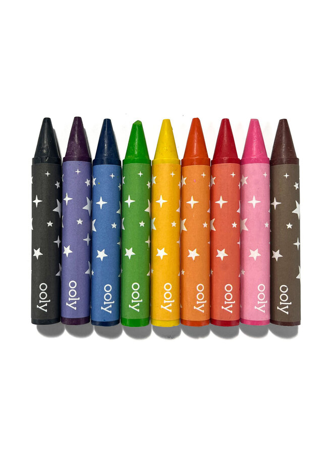 Ooly - 138-026 Carry Along Crayons & Coloring Book Kit - Unicorn Pals