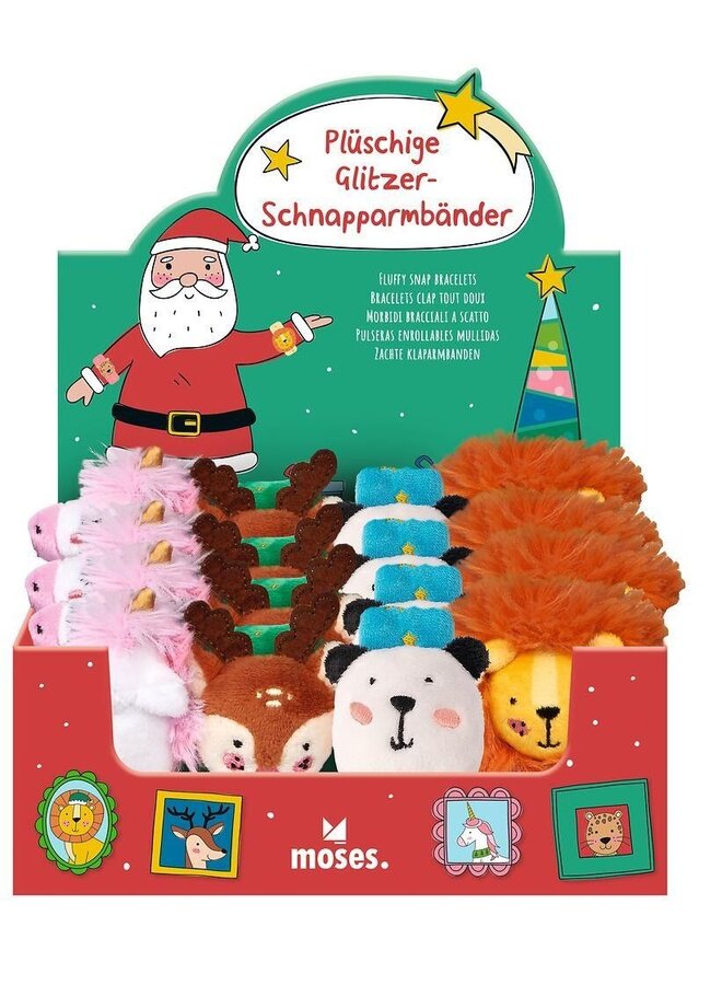 Moses - 16749 - Kerst klaparmband pluche