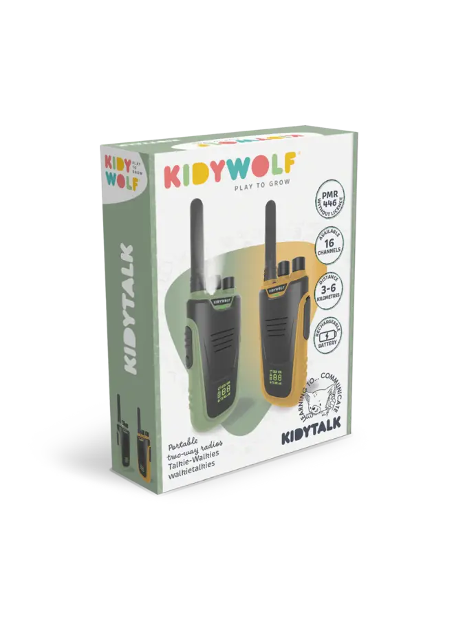 Kidytalk Walkie Talkies – Groen-oranje