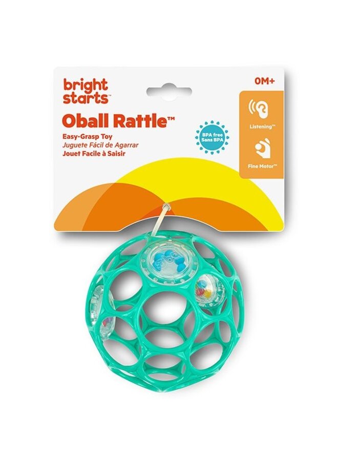 Oball - Rattle easy grasp toy - Teal