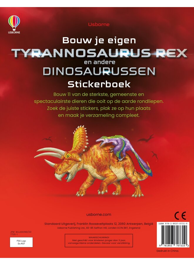 Usborne - Bouw je eigen tyrannosaurus rex