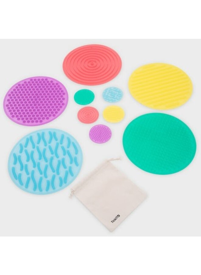 Tickit - Silishapes sensorische cirkelset – 10 stuks
