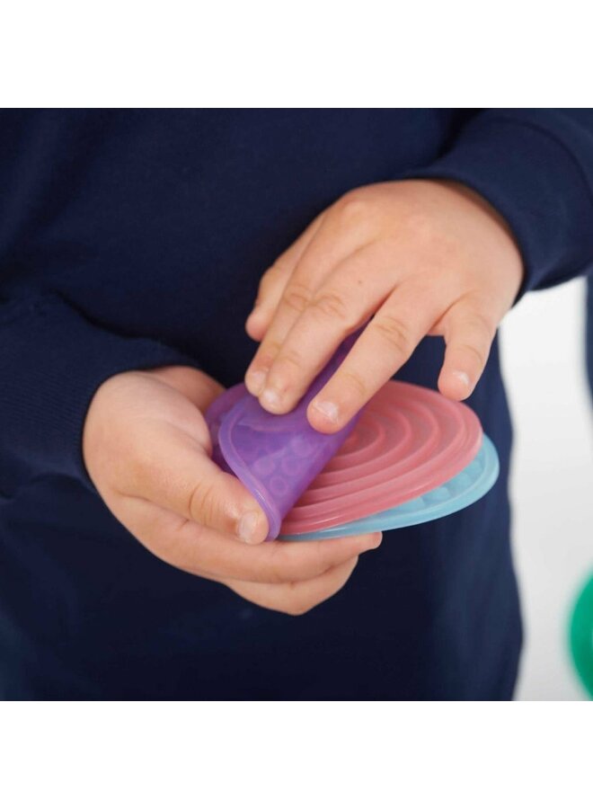 Tickit - Silishapes sensorische cirkelset – 10 stuks