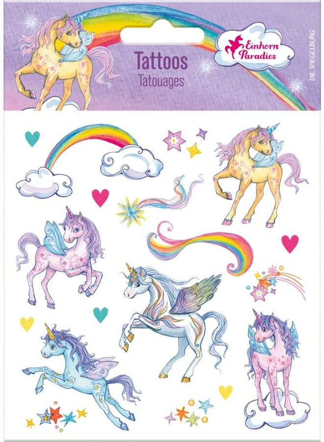 Die Spiegelburg - Glitter-tattoos – Eenhoorn